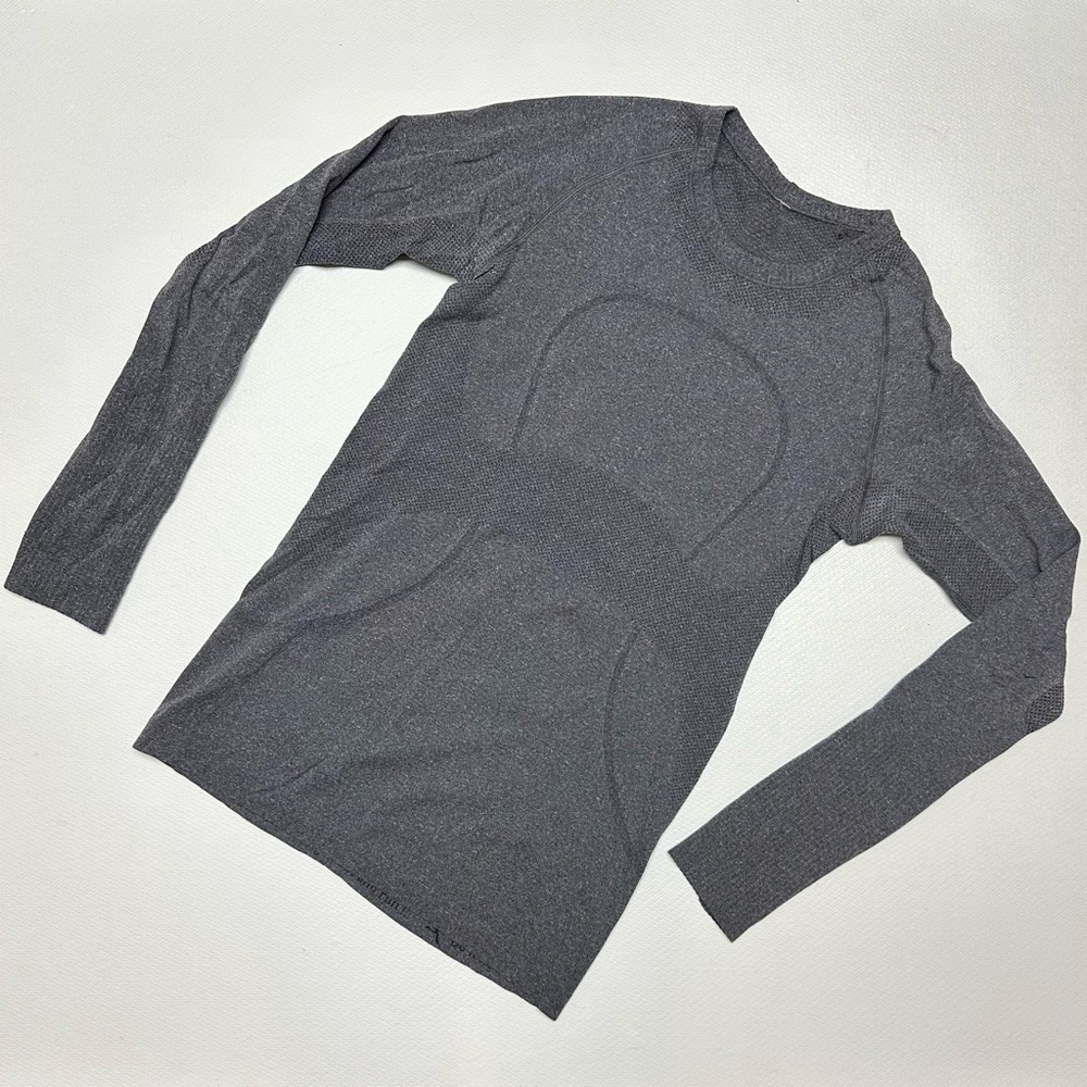 Lululemon Run: Swiftly Tech Long Sleeve In Heathe… - image 1